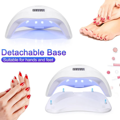 Mini Nail Dryer Machine Portable 24 UV Manicure Lamp