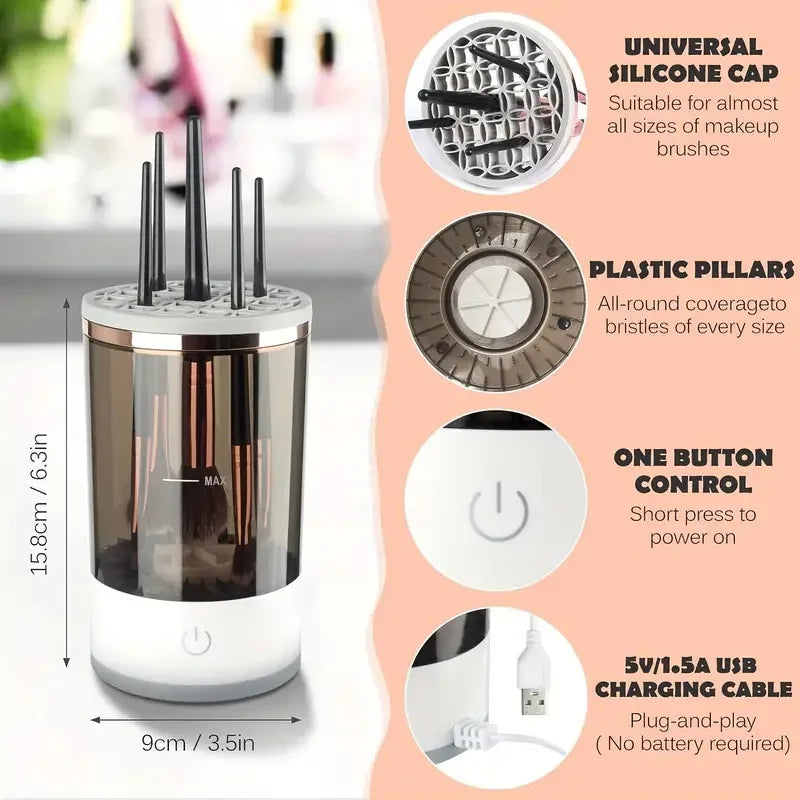  Electric Makeup Brush Cleaner And Dryer