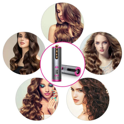 CORDLESS PORTABLE AUTOMATIC HAIR CURLER