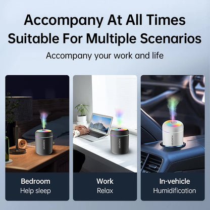 Portable  Mini USB Aroma Diffuser & Air Humidifier – for Car , Home