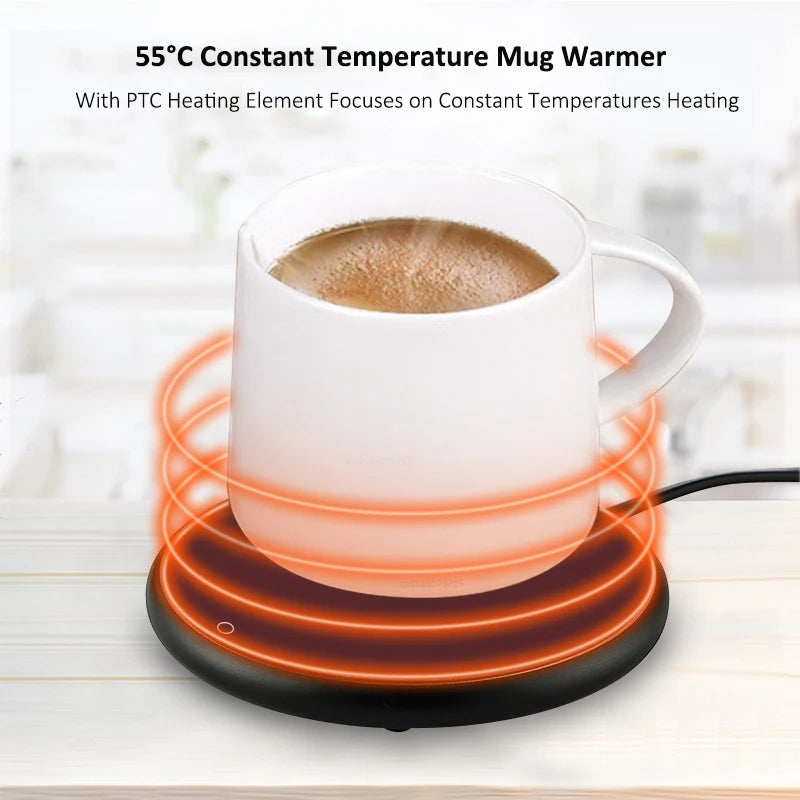 USB Coffee Mug Warmer – Keep Your Drink Warm Anytime!