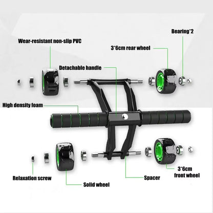 4 wheel abdominal wheel Fitness Roller