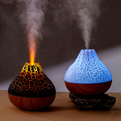  300ML Volcano Mist Diffuser – Air Purifier & Freshener with 7-Color LED Night Light