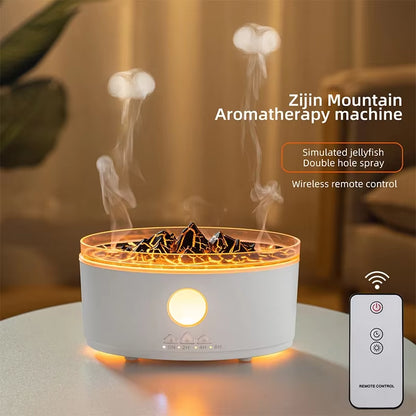 Multi-Color Aromatherapy Volcano Flame Lamp